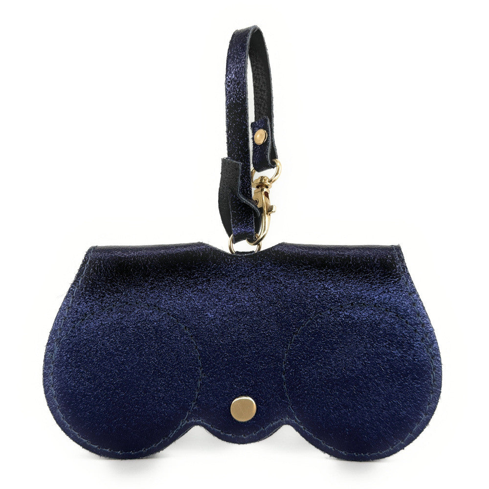 Etui à lunettes en cuir irisé PEANUT GLOW Nuit étoilée