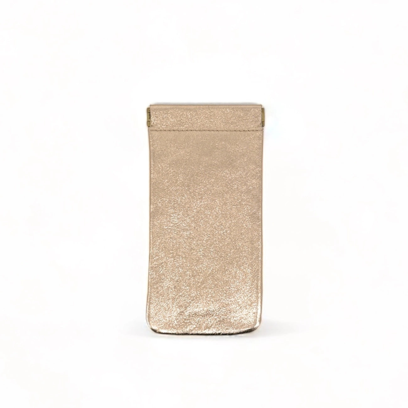 Etui à lunettes en cuir irisé OCULUS Champagne irisé