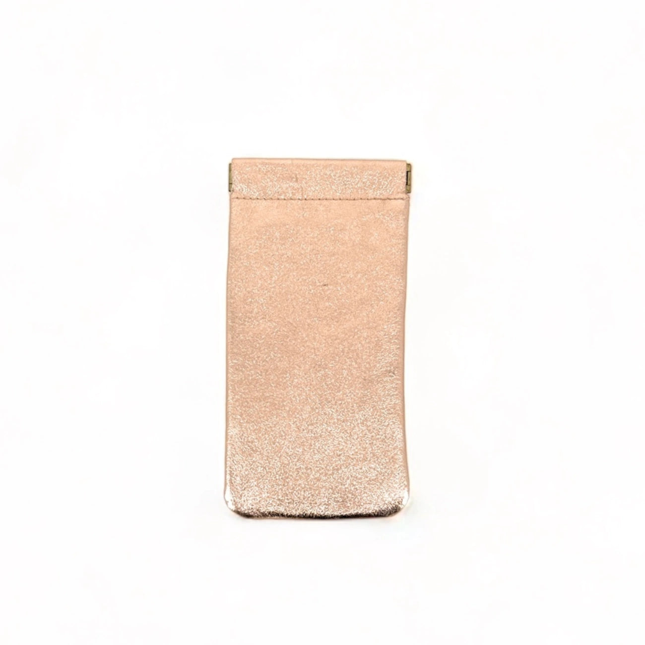 Etui à lunettes en cuir irisé OCULUS Rose gold