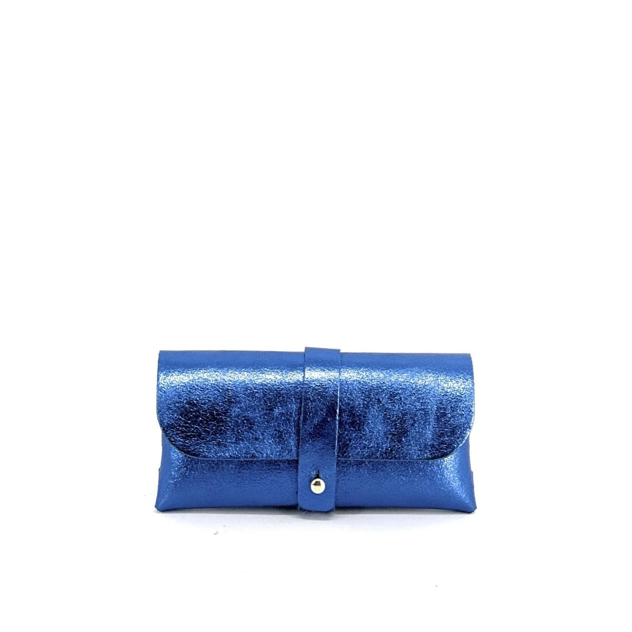 Funda para gafas de piel tornasolada LUMOS Azul rey tornasolado