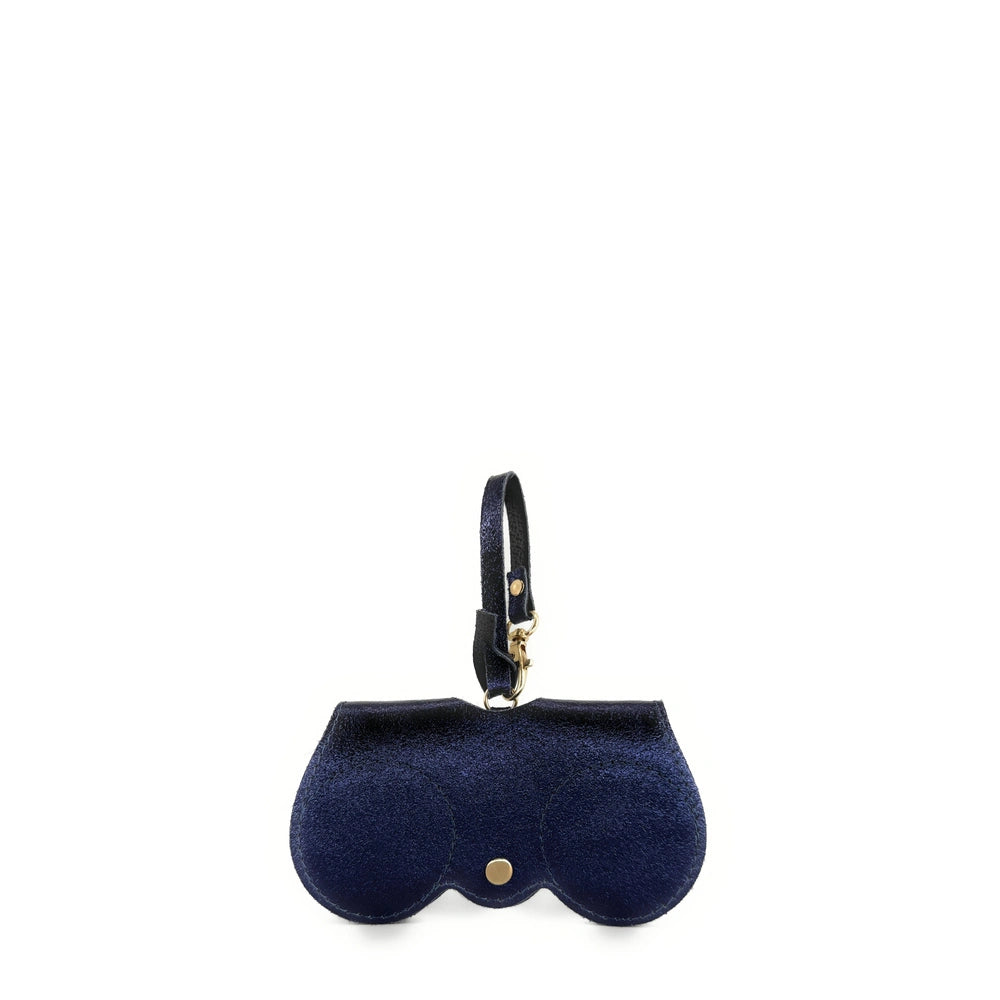 Leather glasses case irise PEANUT GLOW Nuit starry