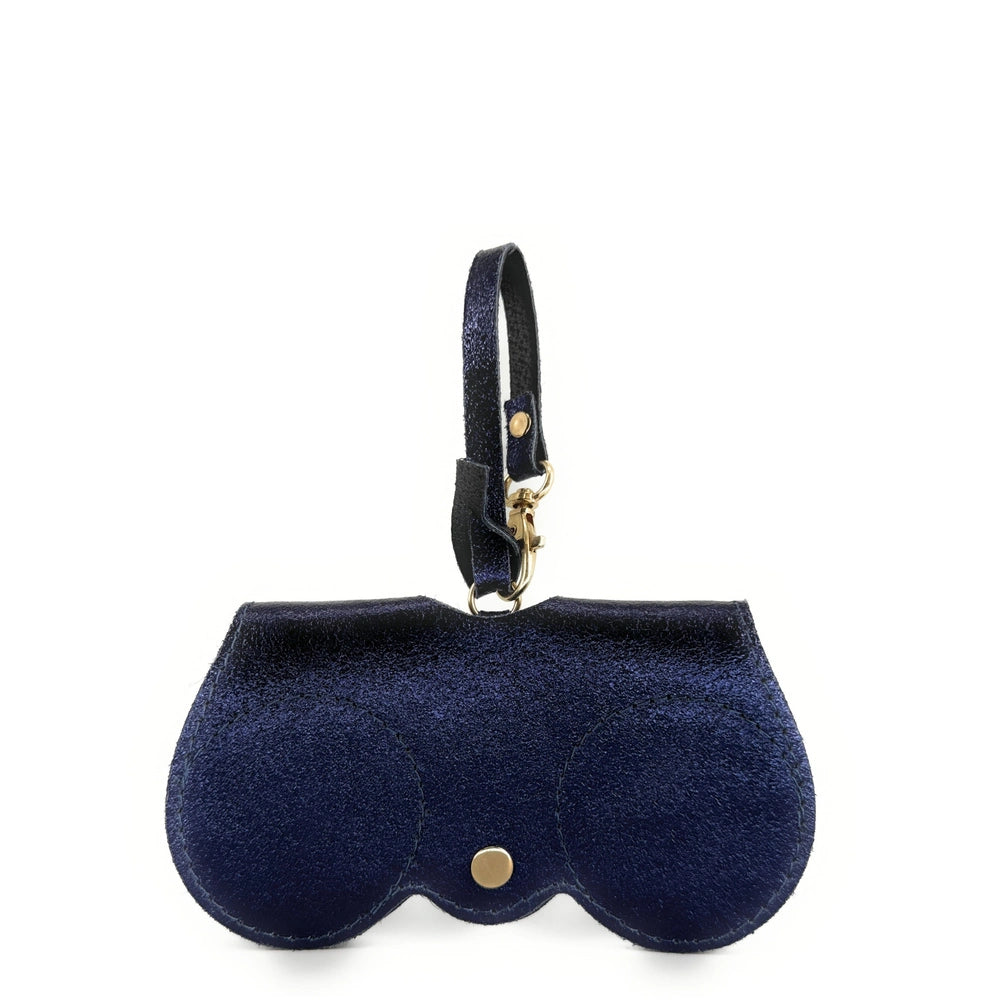 Leather glasses case irise PEANUT GLOW Nuit starry