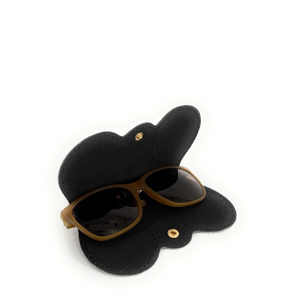 Leather glasses case irise PEANUT GLOW Nuit starry