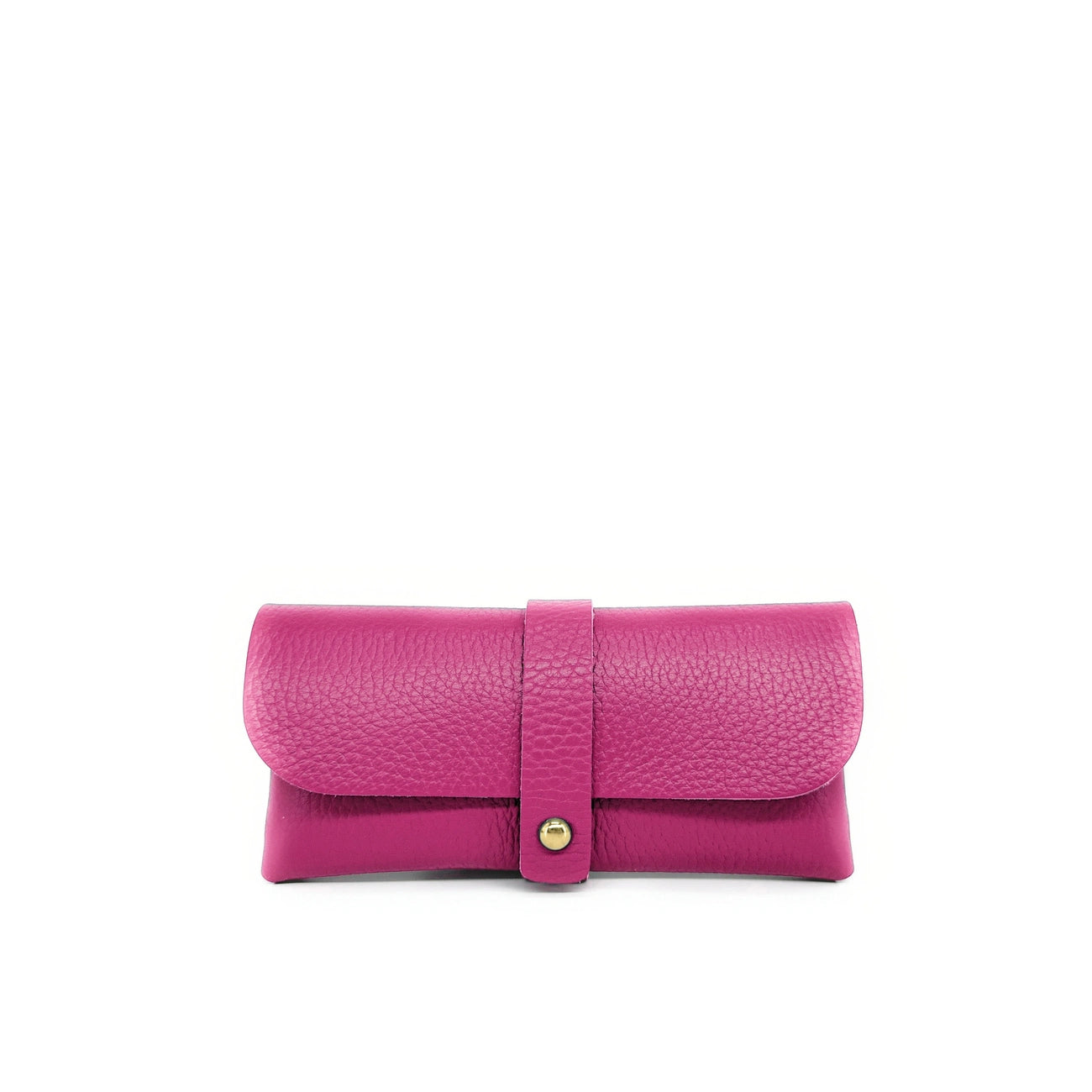 Custodia in cuoio a grana LUMOS Rose fucsia