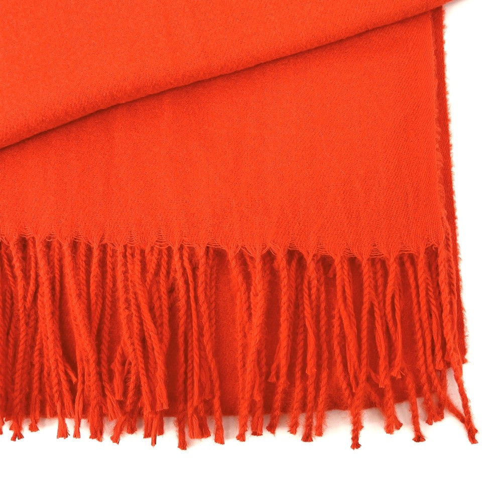 Foulard en laine, coton et viscose MISTRAL Orange