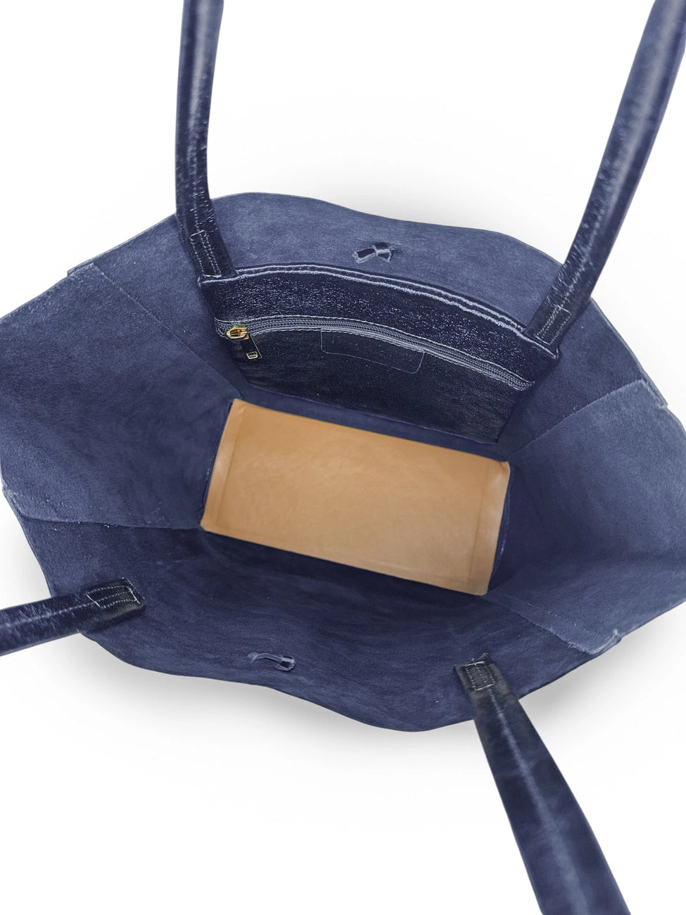 Bolso shopper de piel metalizada NICE Noche estrellada