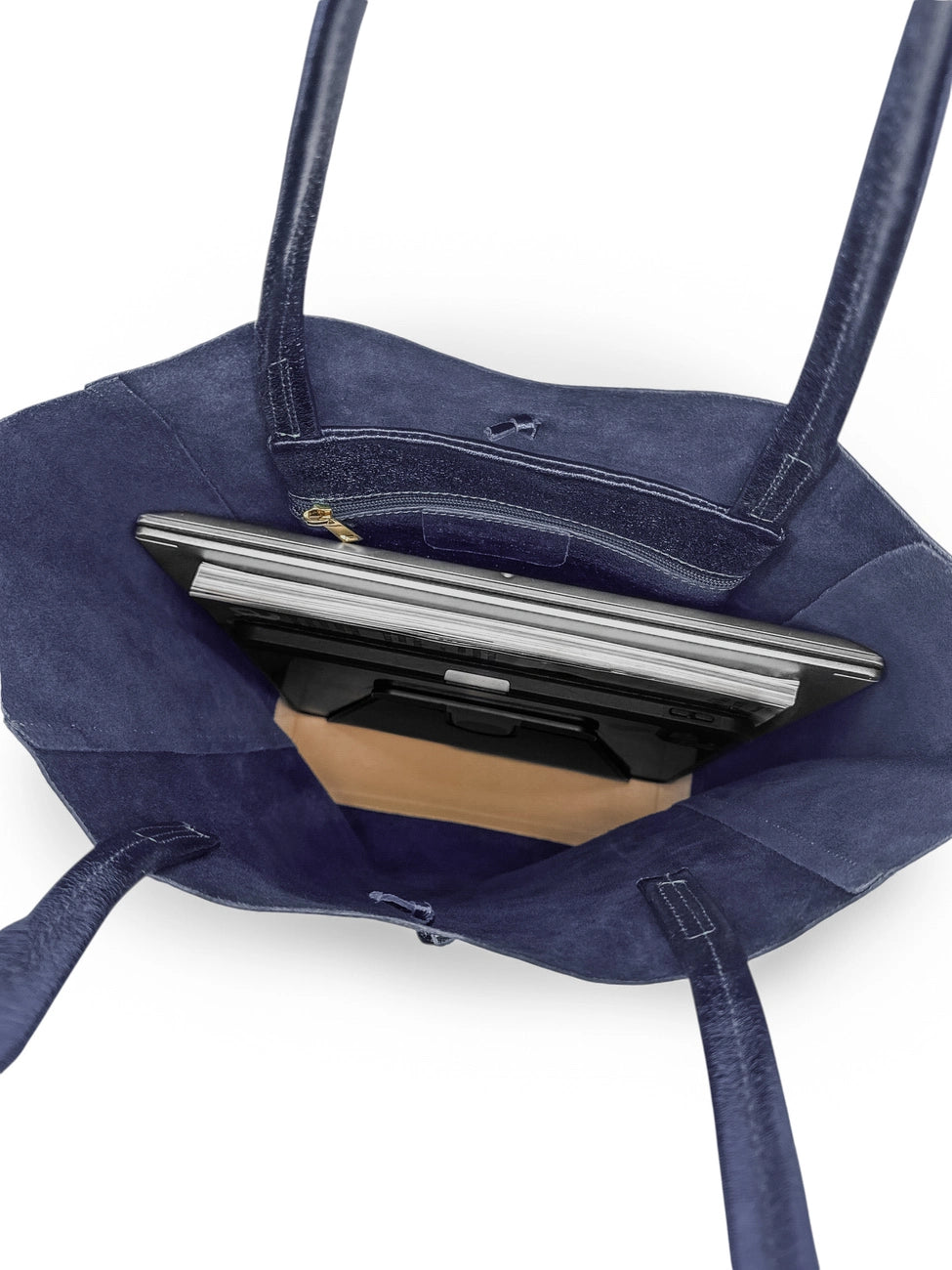 Bolso shopper de piel metalizada NICE Noche estrellada