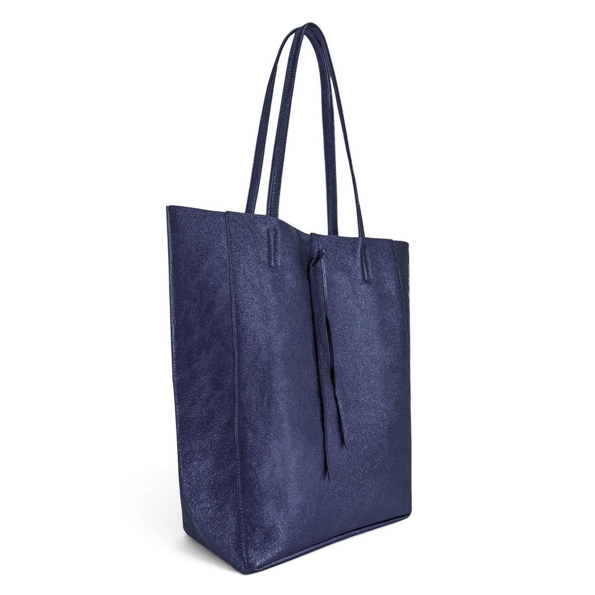 Bolso shopper de piel metalizada NICE Noche estrellada