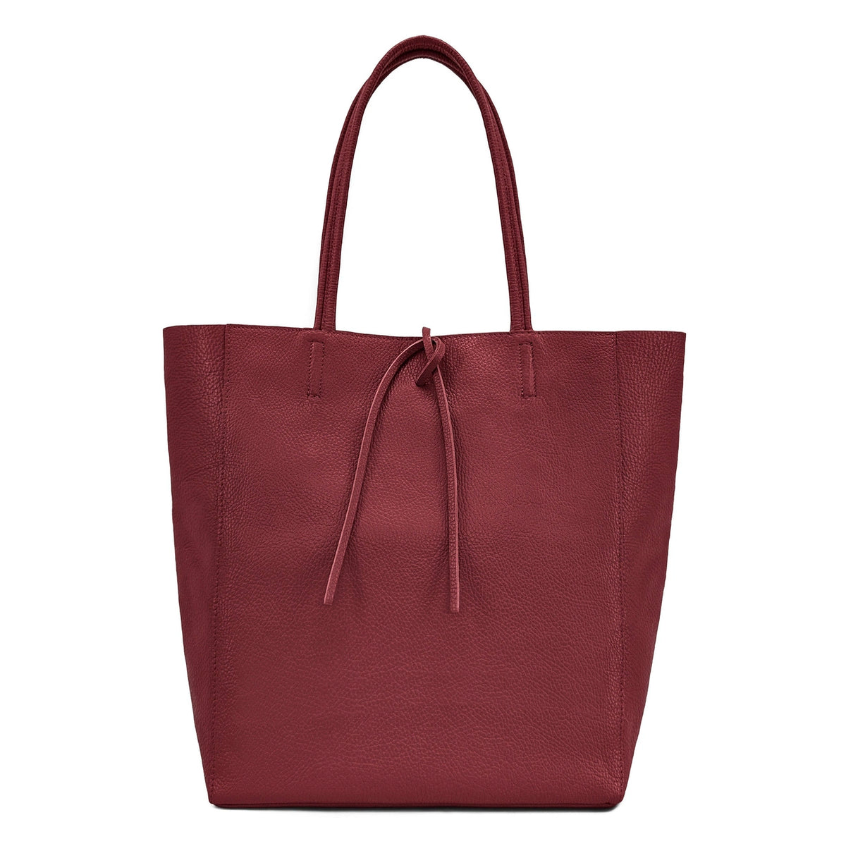 Sac cabas en cuir grainé NICE Bordeaux