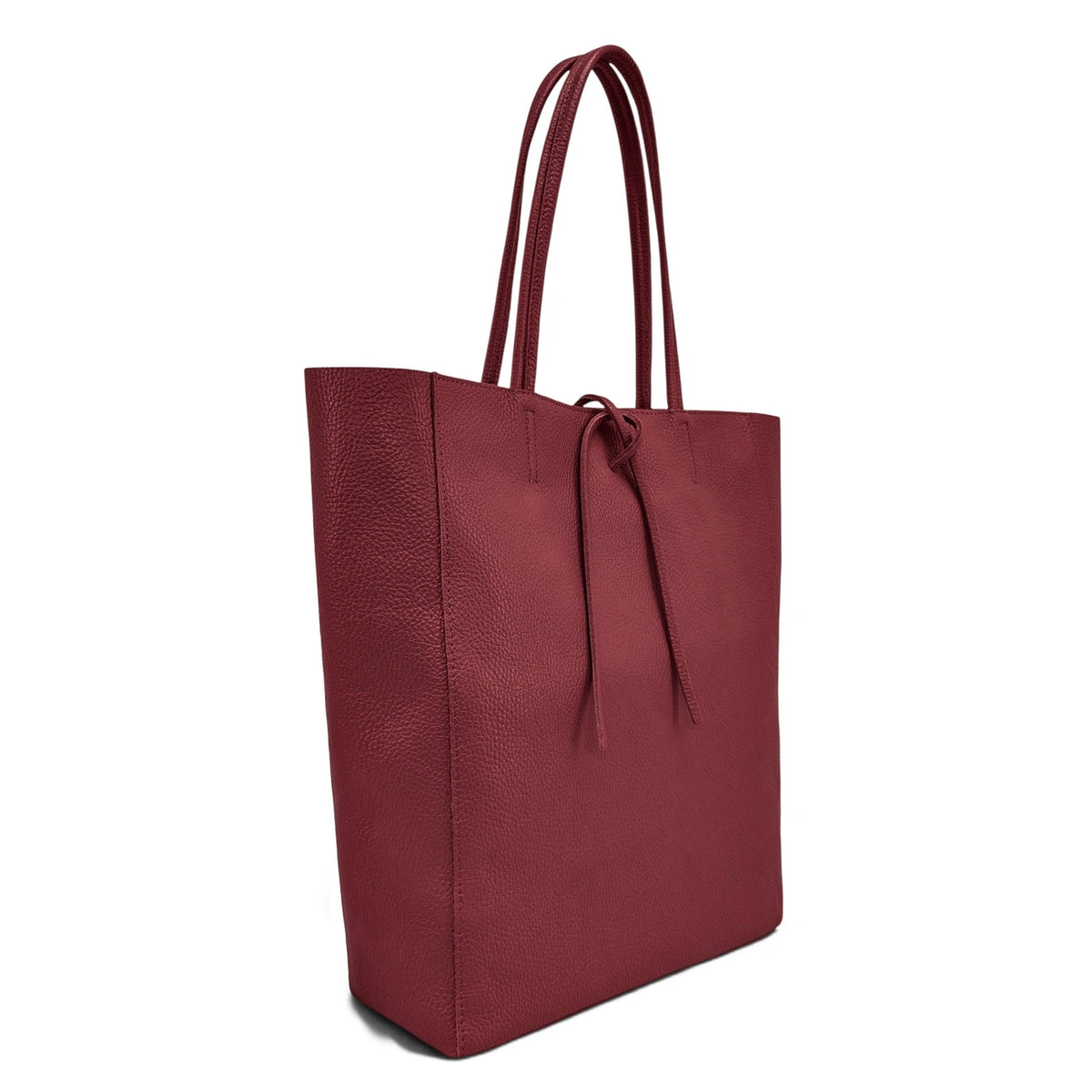 Sac cabas en cuir grainé NICE Bordeaux