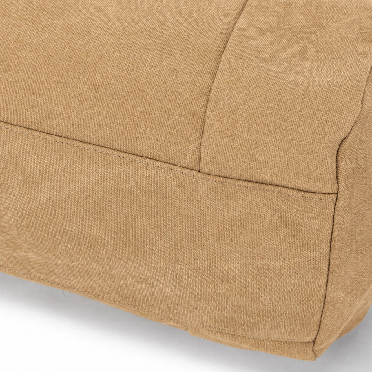 Bowling-Tasche aus Canvas und Leder LEDRU-ROLLIN Dunkles Beige