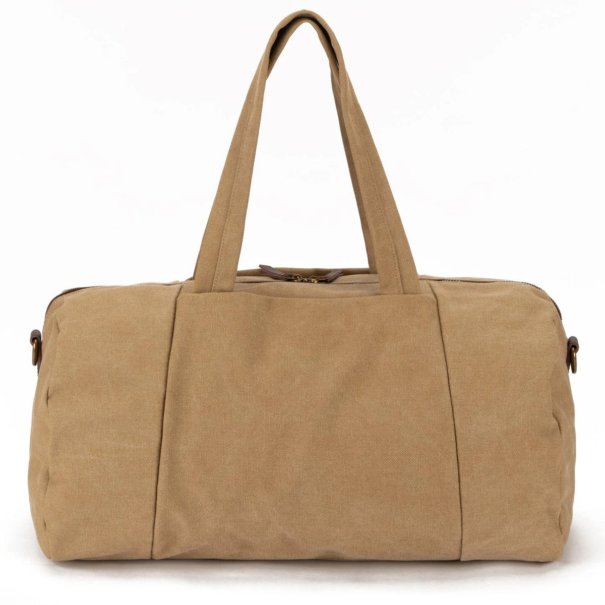 Bowling-Tasche aus Canvas und Leder LEDRU-ROLLIN Dunkles Beige