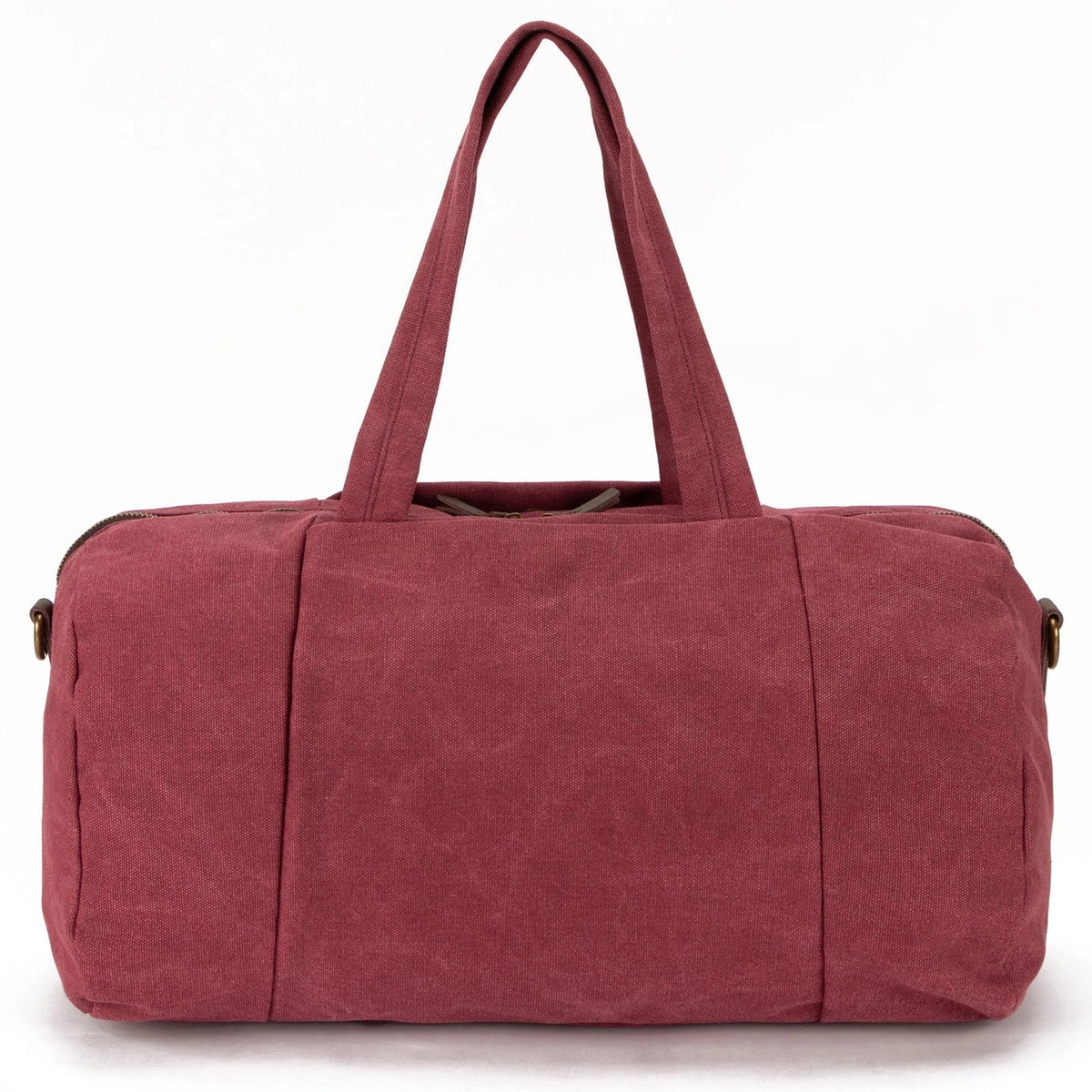 Bowlingtasche aus Canvas und Leder LEDRU-ROLLIN Bordeauxrot