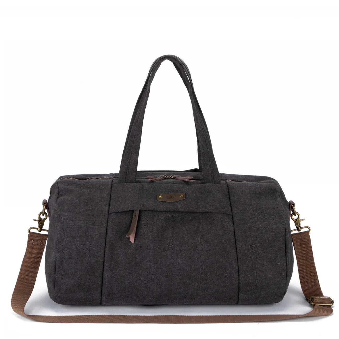 Sac bowling en toile et cuir LEDRU-ROLLIN Noir
