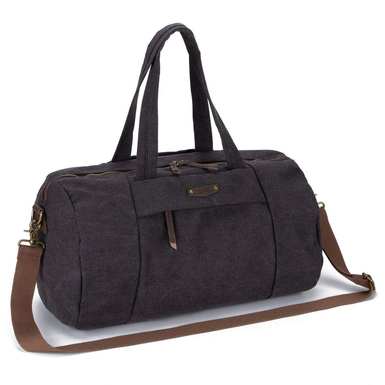 Sac bowling en toile et cuir LEDRU-ROLLIN Noir