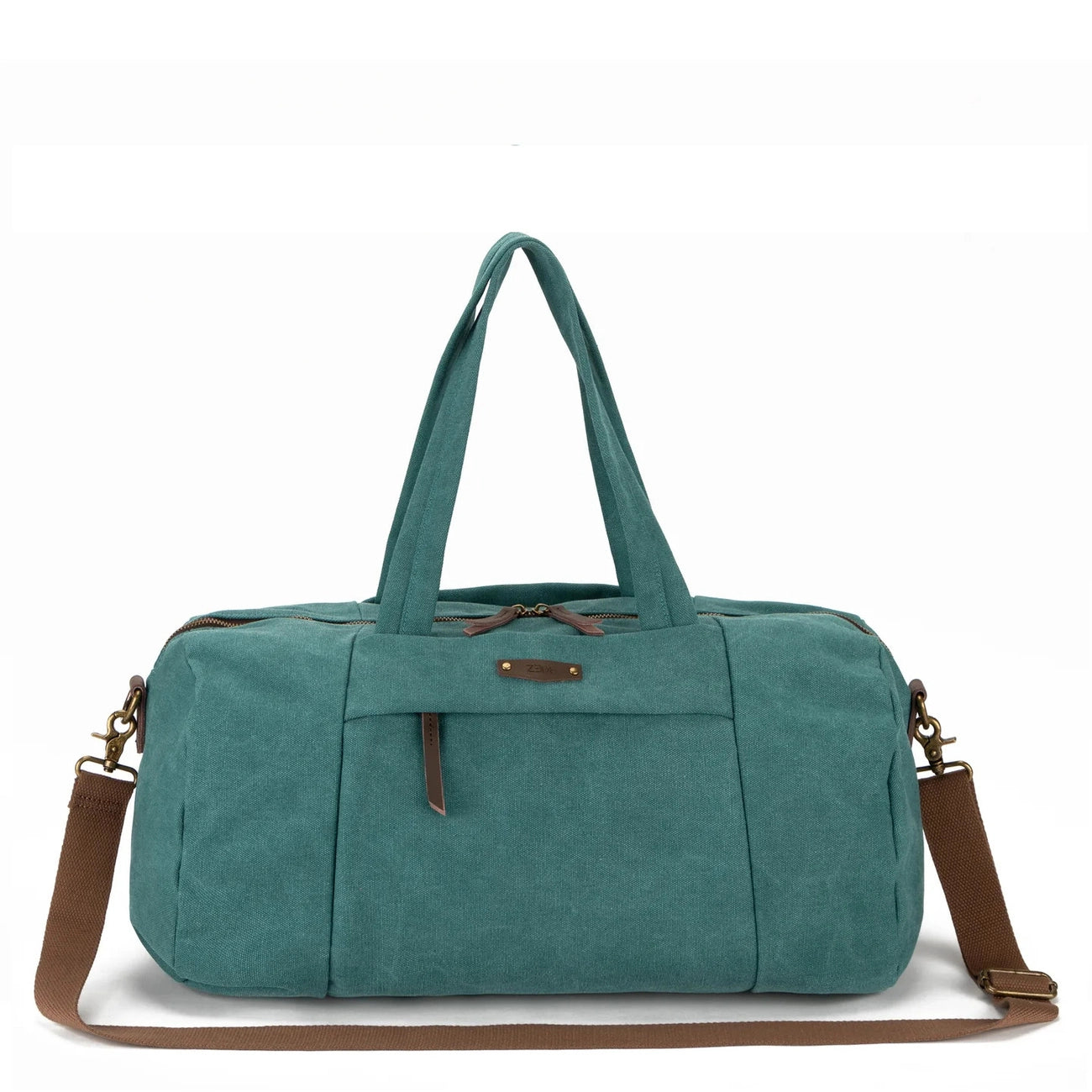 Sac bowling en toile et cuir LEDRU-ROLLIN Vert canard