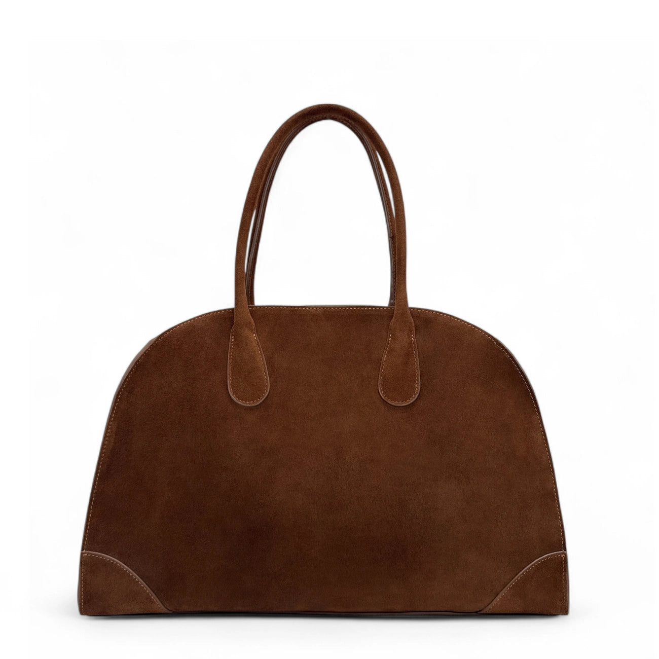 Bag main Italian leather DENVER Dark mole