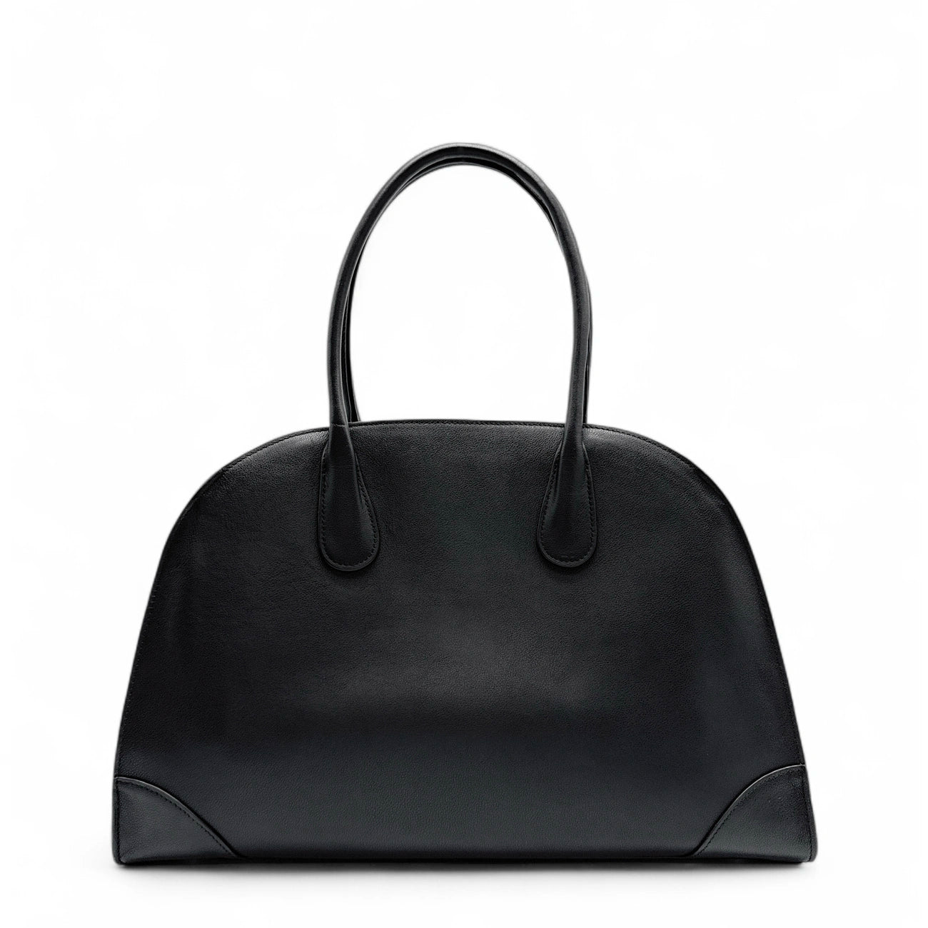 Bag main Italian leather DENVER Royal blue