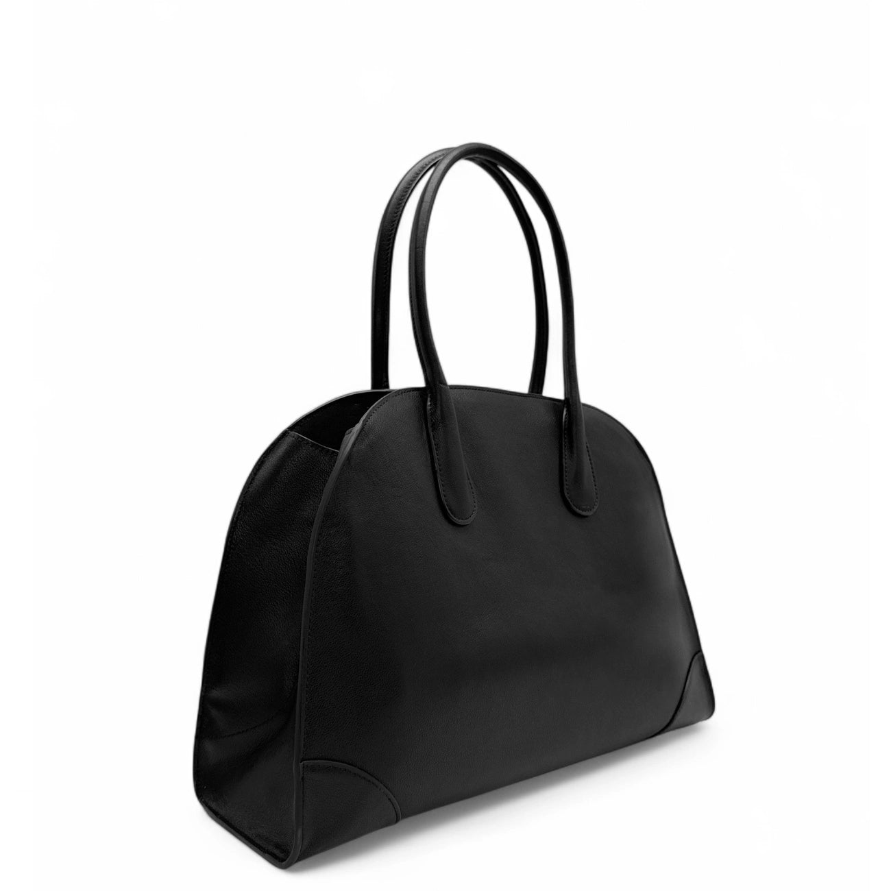 Bag main Italian leather DENVER Royal blue
