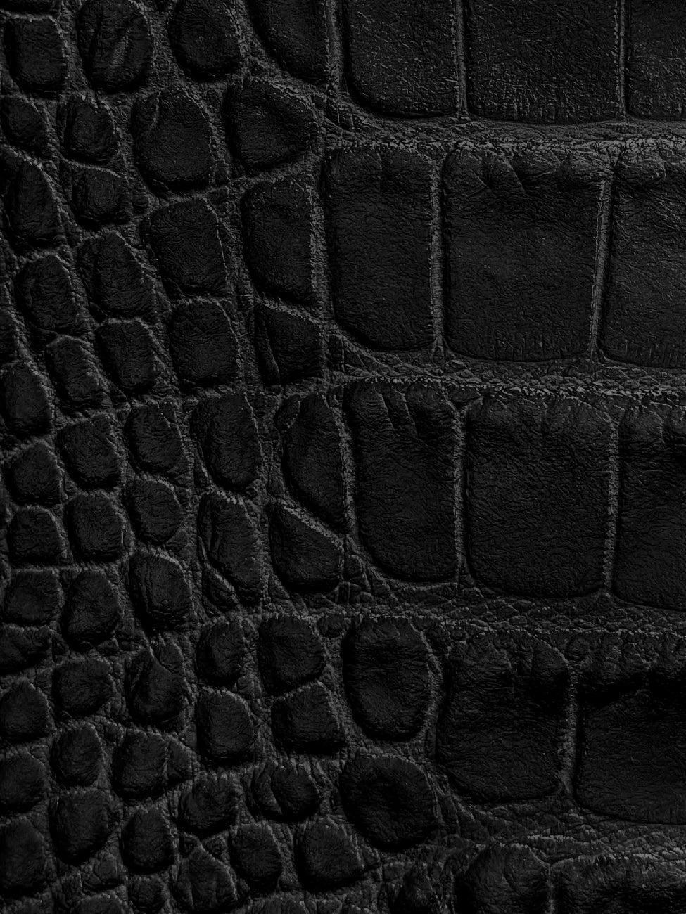 Bolso shopper de piel charol efecto cocodrilo BE LADY Negro