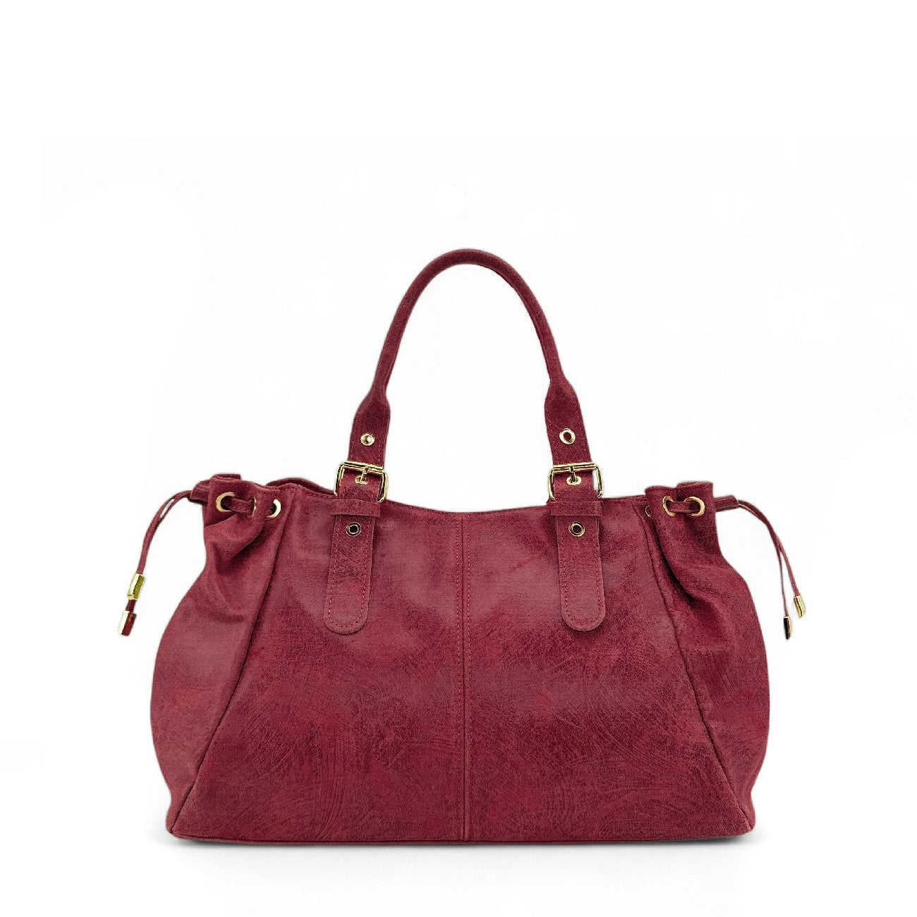 Sac bowling en cuir brossé PRINCESSE BROSSEE XL Bordeaux