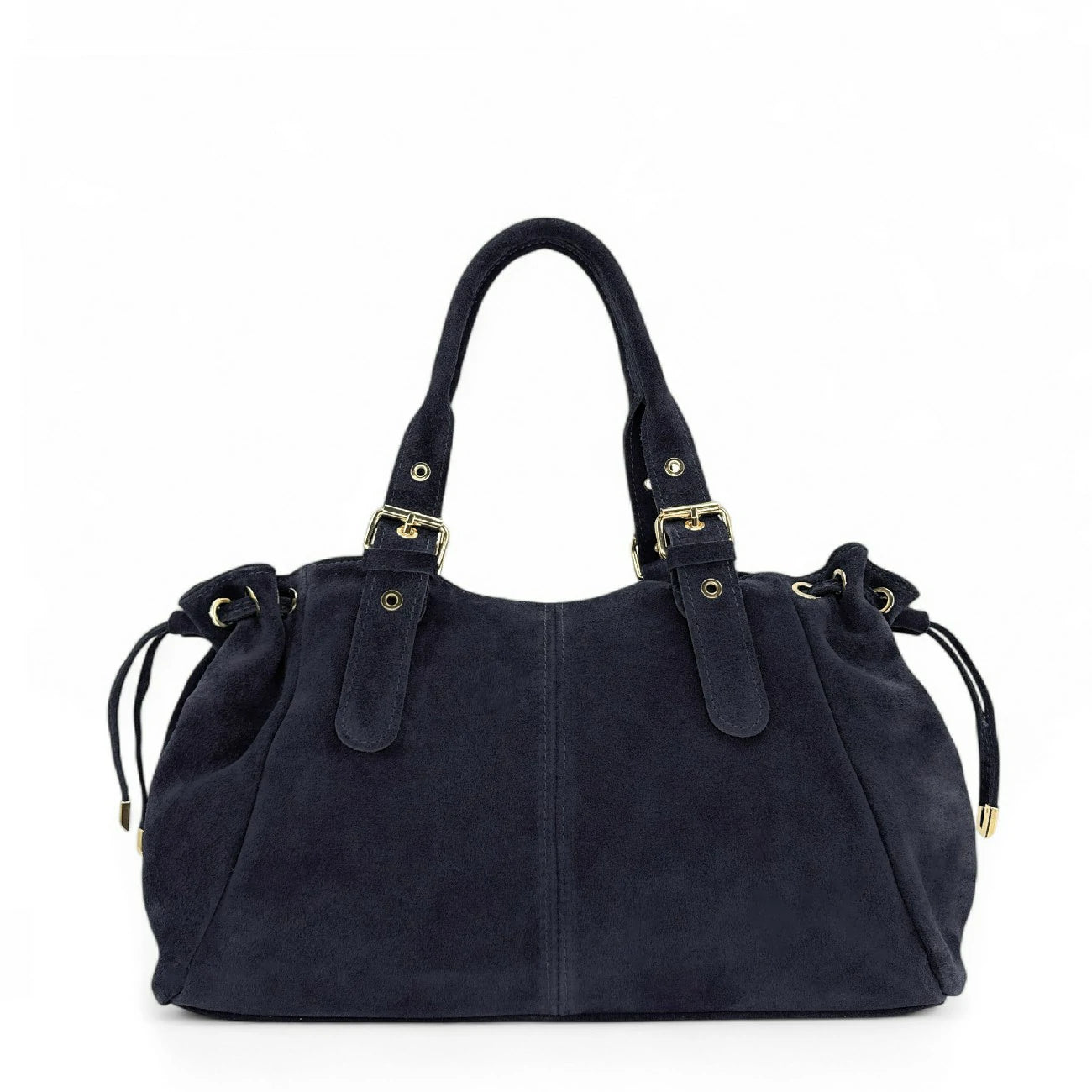 Sac bowling en daim PRINCESSE SUEDE XL Bleu marine