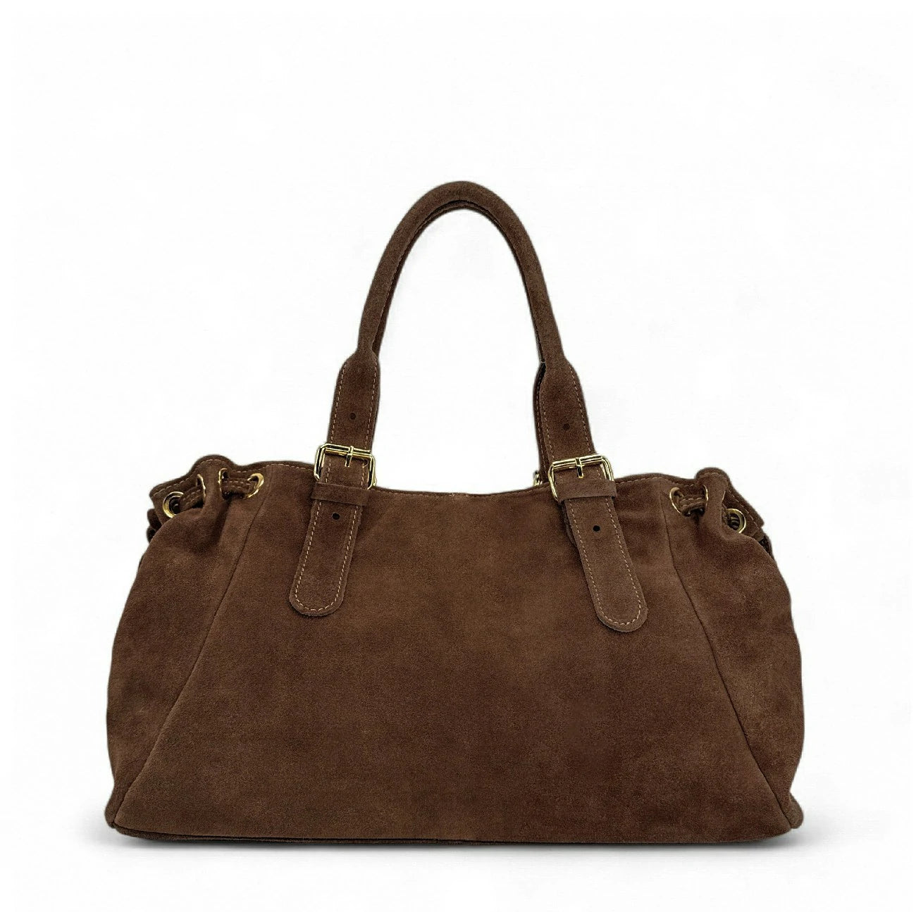 Daim bowling bag PRINCESSE SUEDE XL chocolate