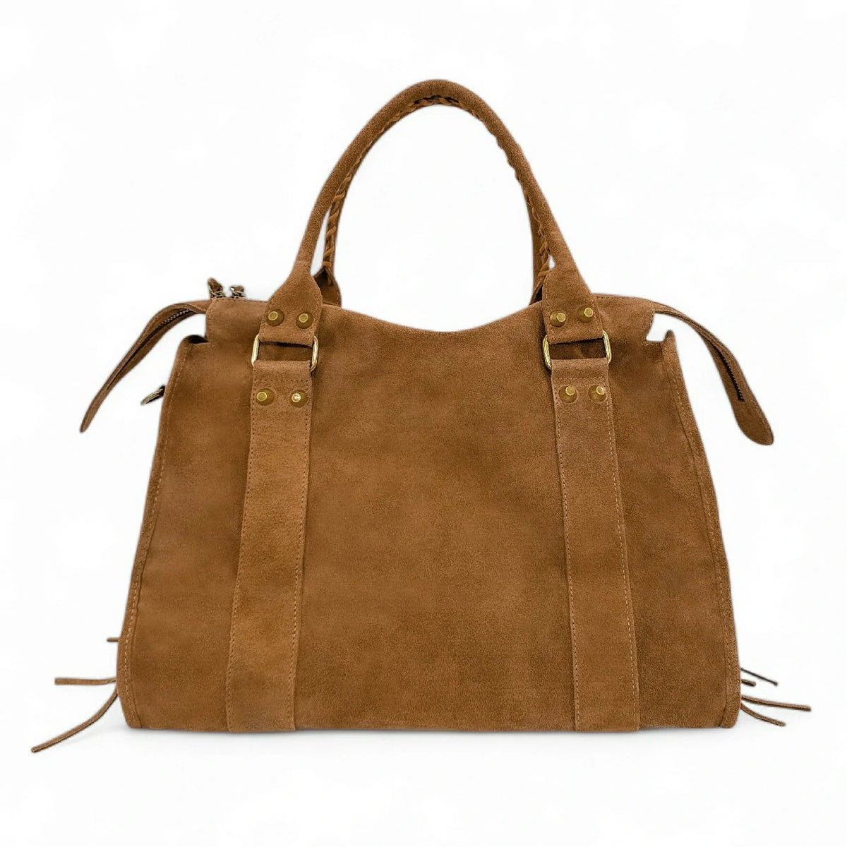 Gran bolso de mano en ante STORM SUEDE XL Camel