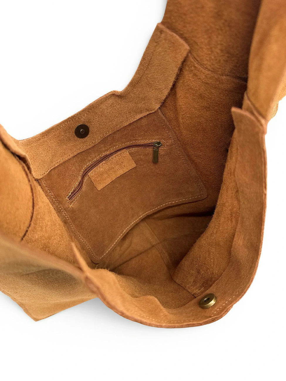 Hobo-Tasche aus Wildleder NEW EVE Camelbraun