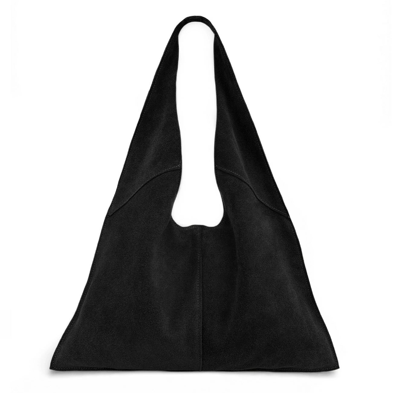 Sac Hobo en daim NEW EVE Noir