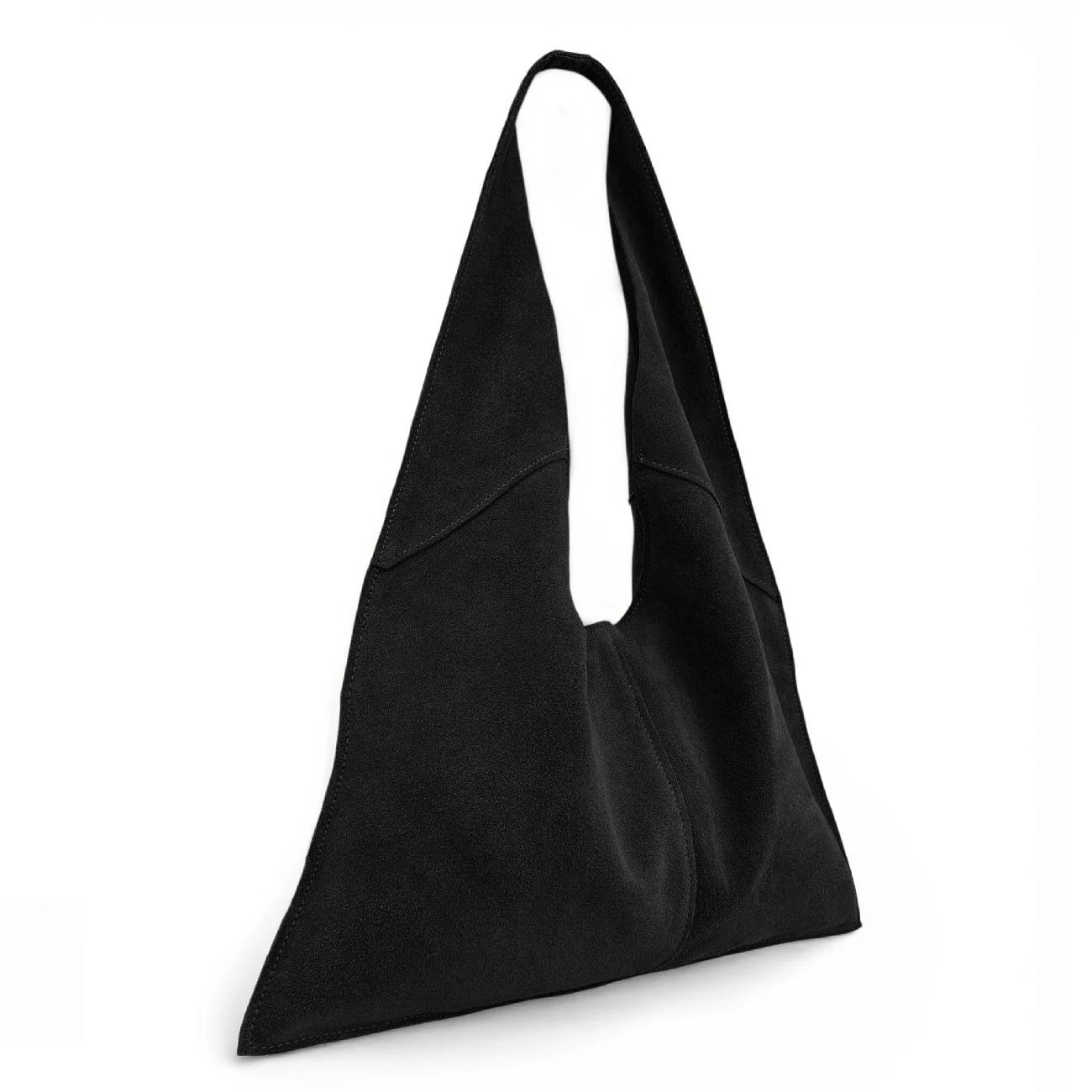 Sac Hobo en daim NEW EVE Noir