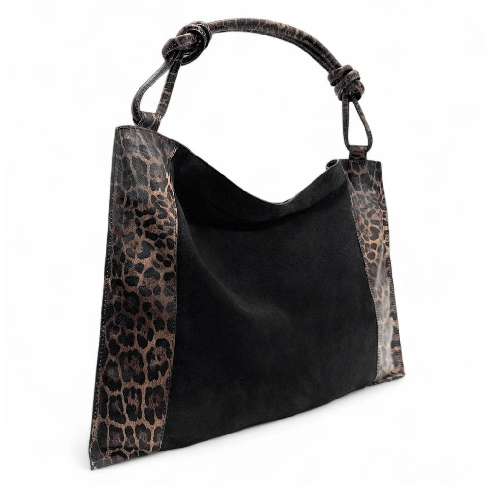 Cabas Bowler Bi-matiera ABERDEEN Noir