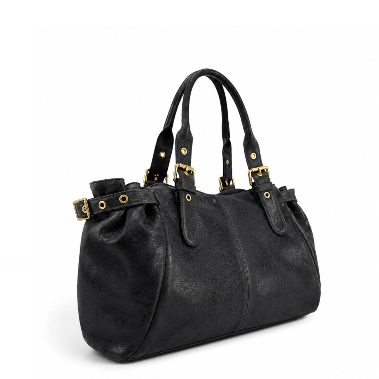 Sac bowling en cuir brossé NEW PRINCESS XL Noir