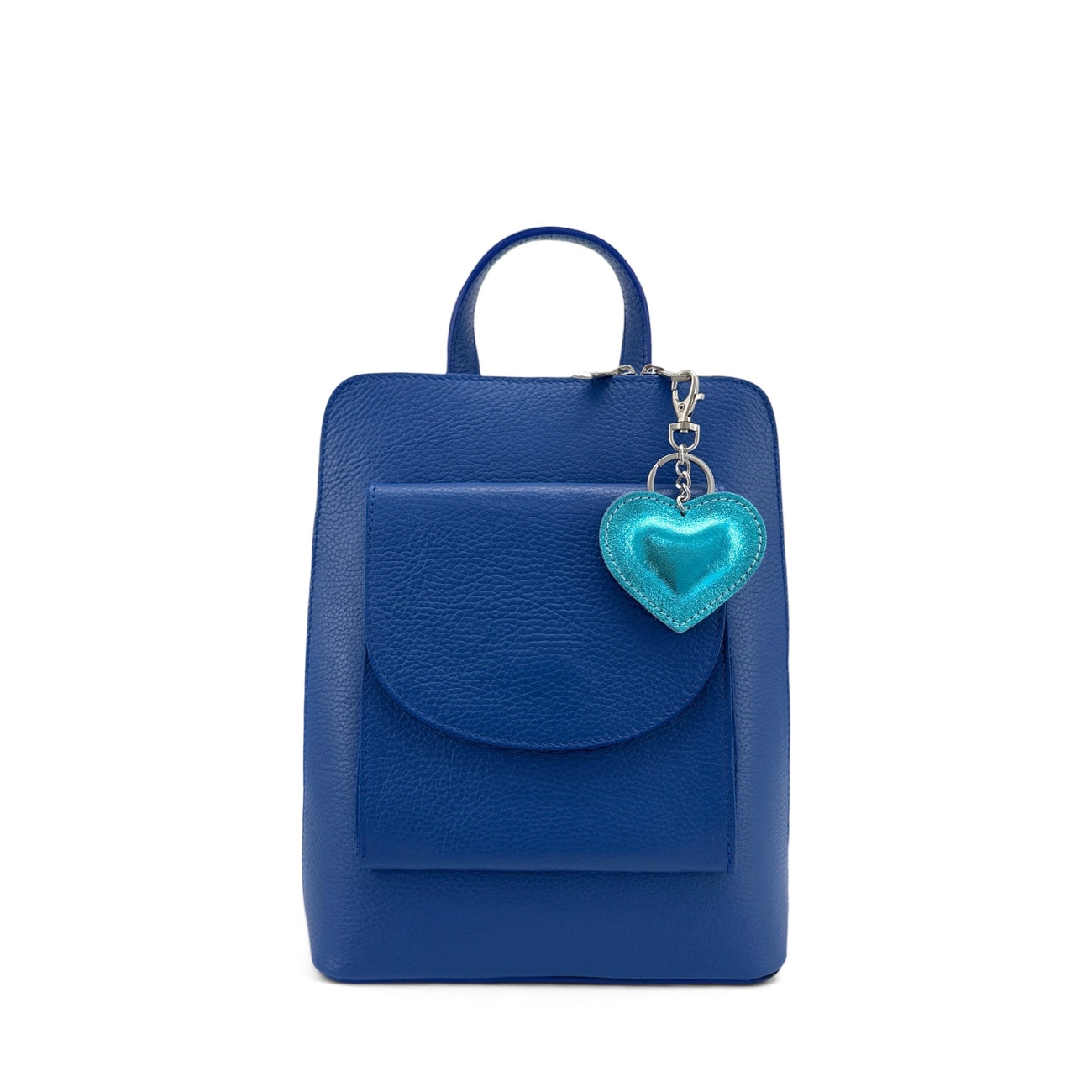 Portachiavi in pelle iridescente ETOILE GLOW Blu mari del sud