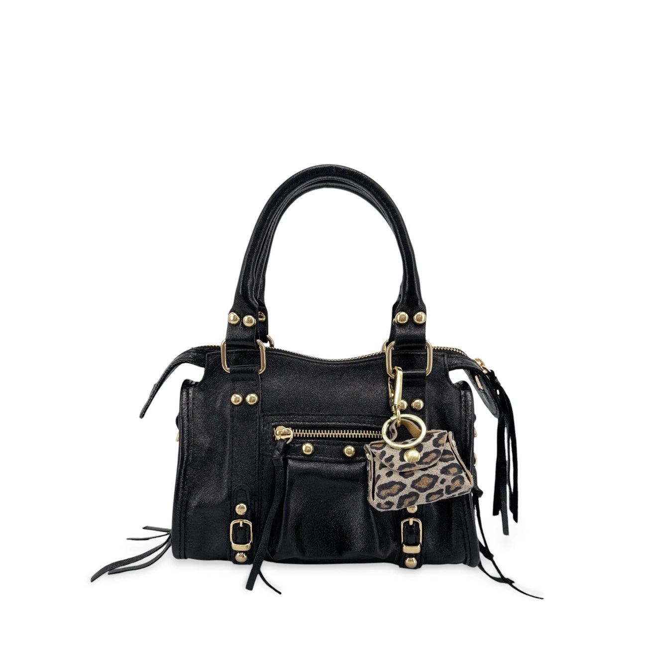 Borsa a tracolla in pelle iridescente LITTLE SEVILLE Notte stellata