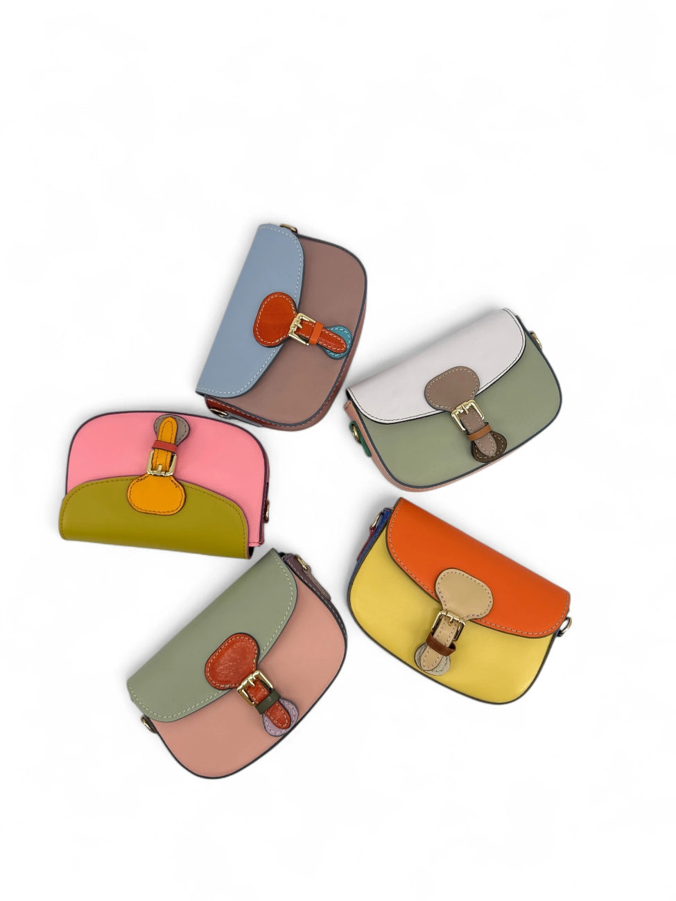Mini-Tasche aus Glattleder MINI MADDY Mehrfarbig 2