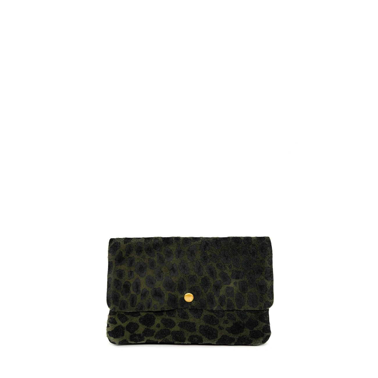 Sacca per sacchetto in pelle scamosciata MAELIA JUNGLE Leopardo Khaki