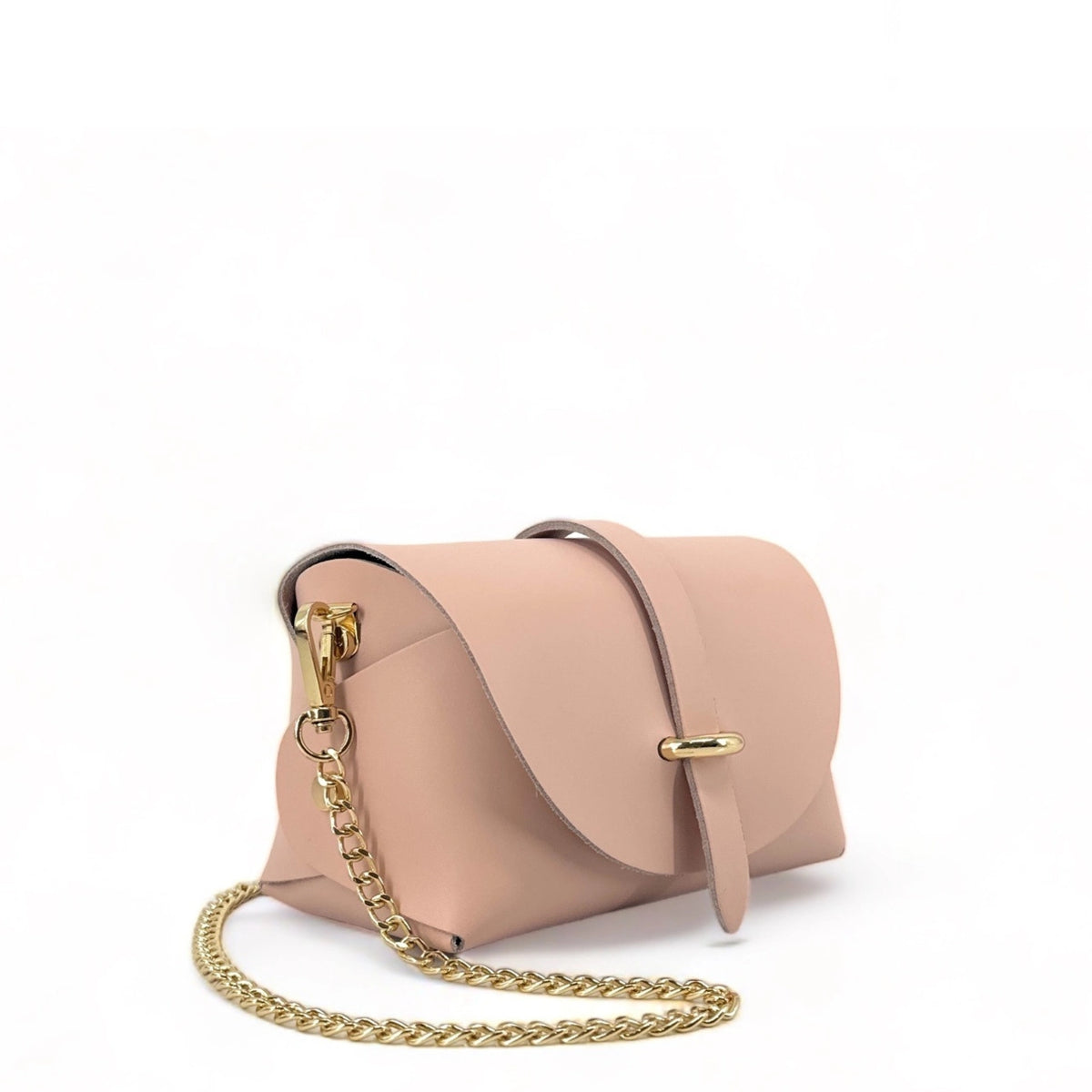 CANDY mini handbag in smooth leather Nude Pink