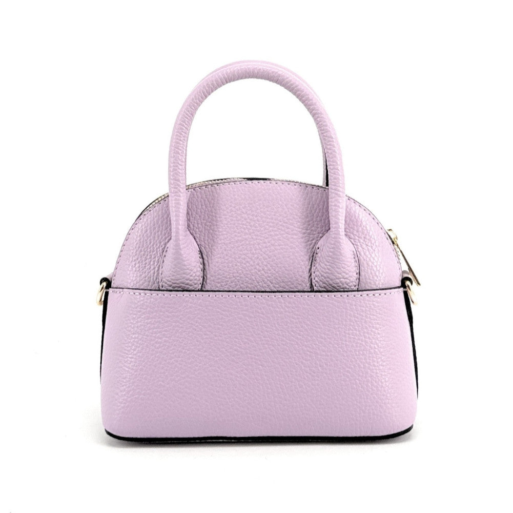 Mini-sac à main en cuir grainé MANOLITA Parme
