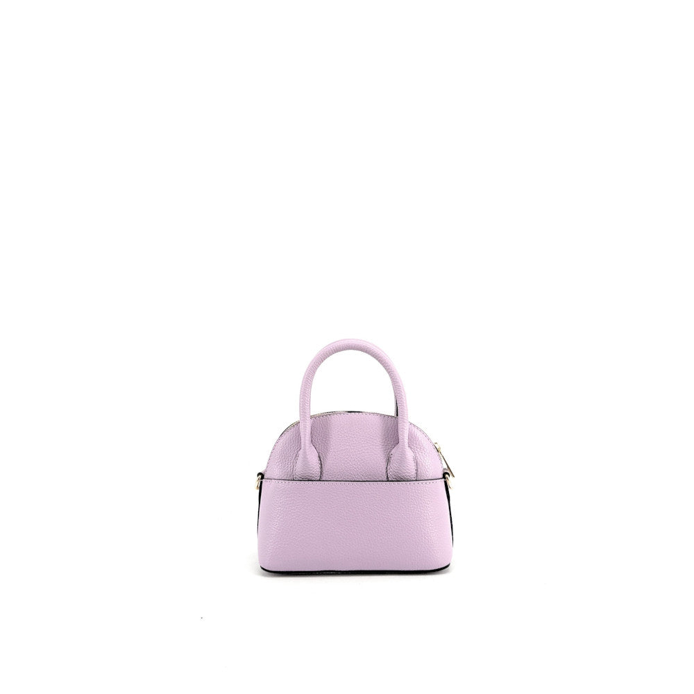 Mini-sac à main en cuir grainé MANOLITA Parme