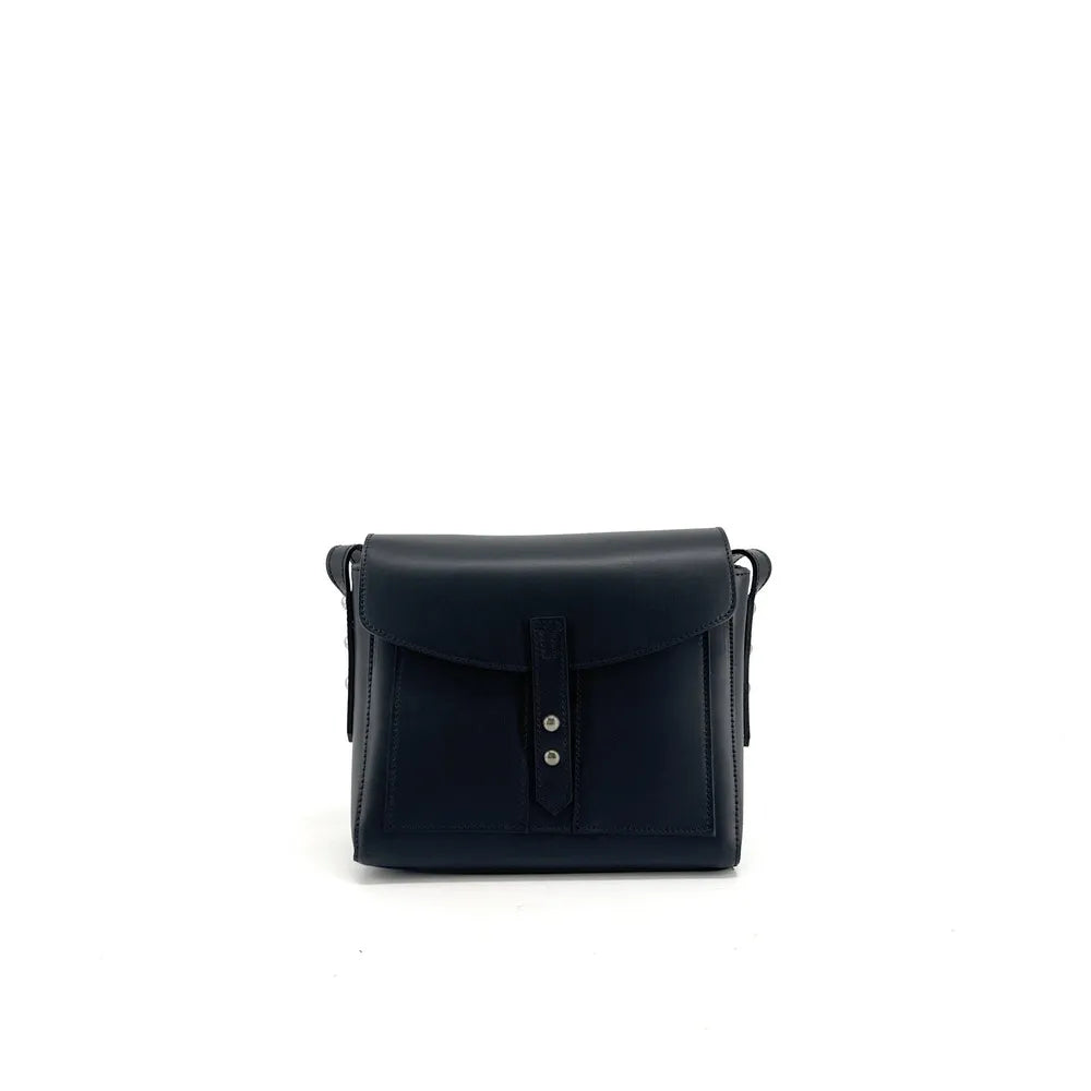 Sac besace en cuir lisse OTHELLO Noir