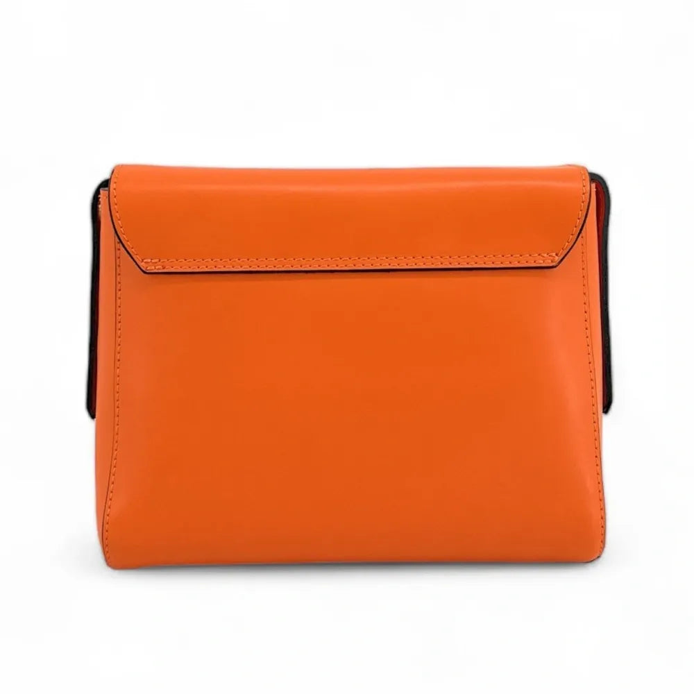 Sac besace en cuir lisse OTHELLO Orange