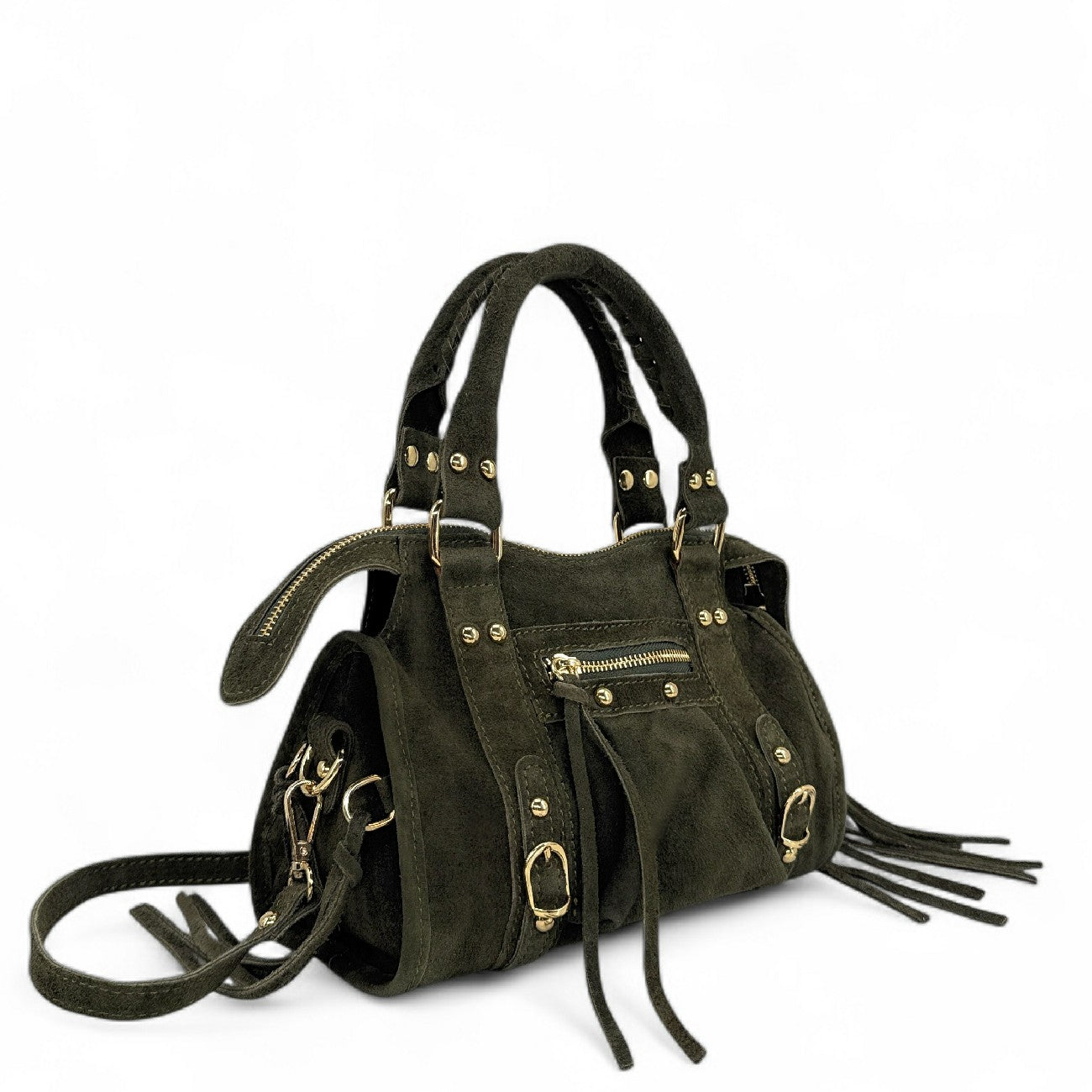 Mini-sac en daim STORM SUEDE NANO Kaki