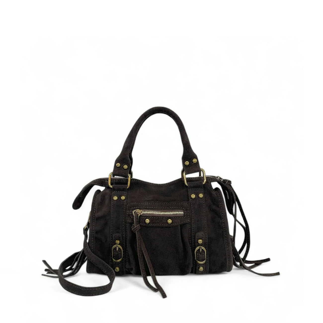 Mini-sac en daim STORM SUEDE NANO Chocolat