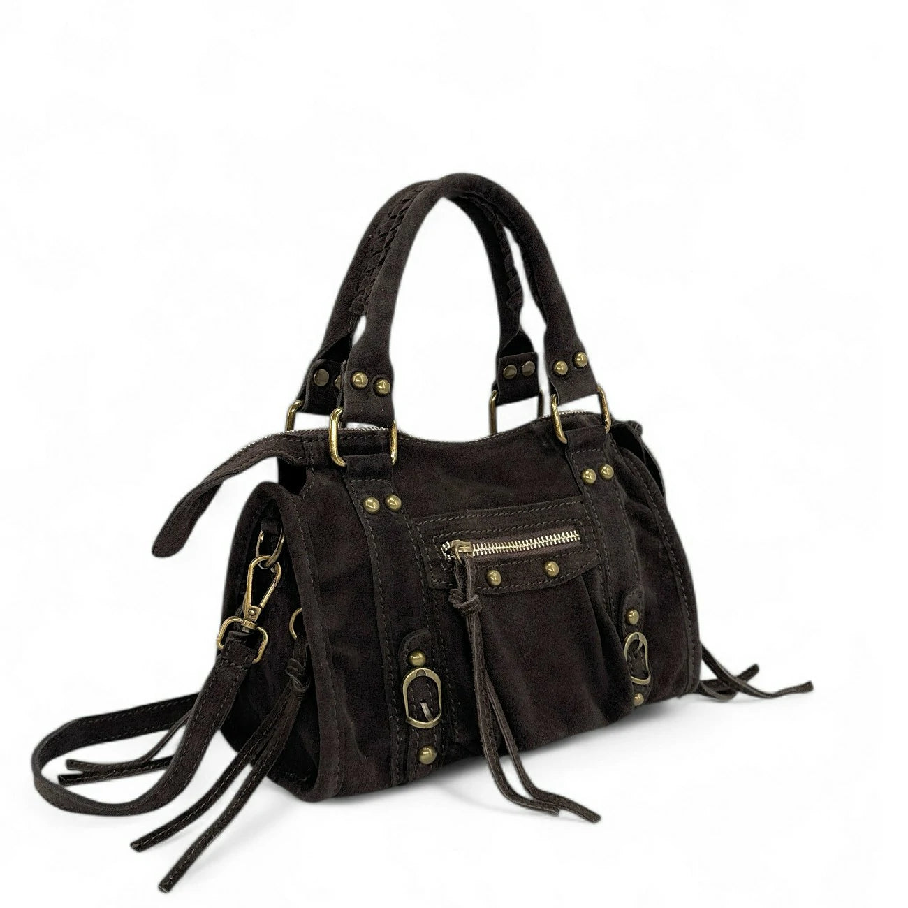 Mini-sac en daim STORM SUEDE NANO Chocolat