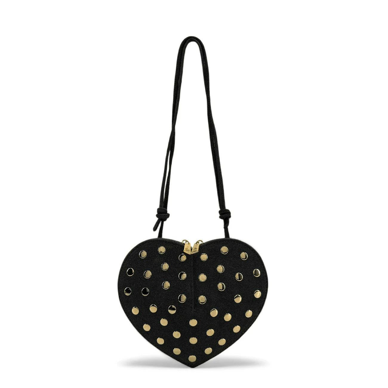 Mini sac bijou en daim C'LOVE Noir