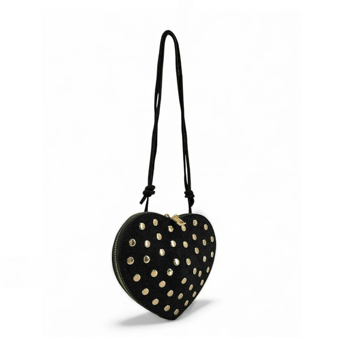 Mini sac bijou en daim C'LOVE Noir