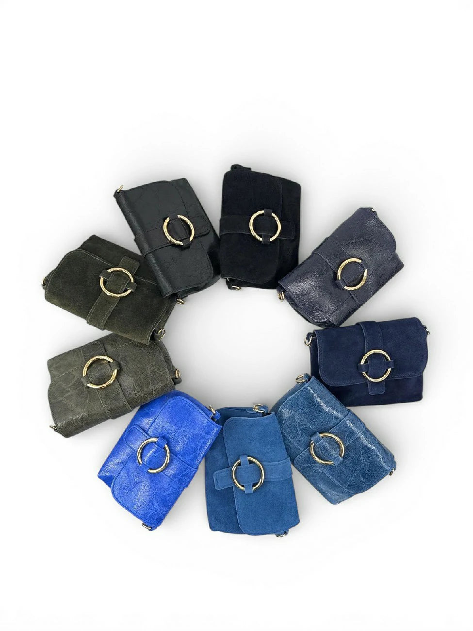Microbolso de ante BERLINGOT SUEDE Azul marino