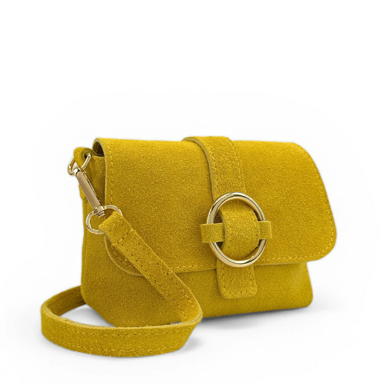 Bag main suede VERONE SUEDE Almond green