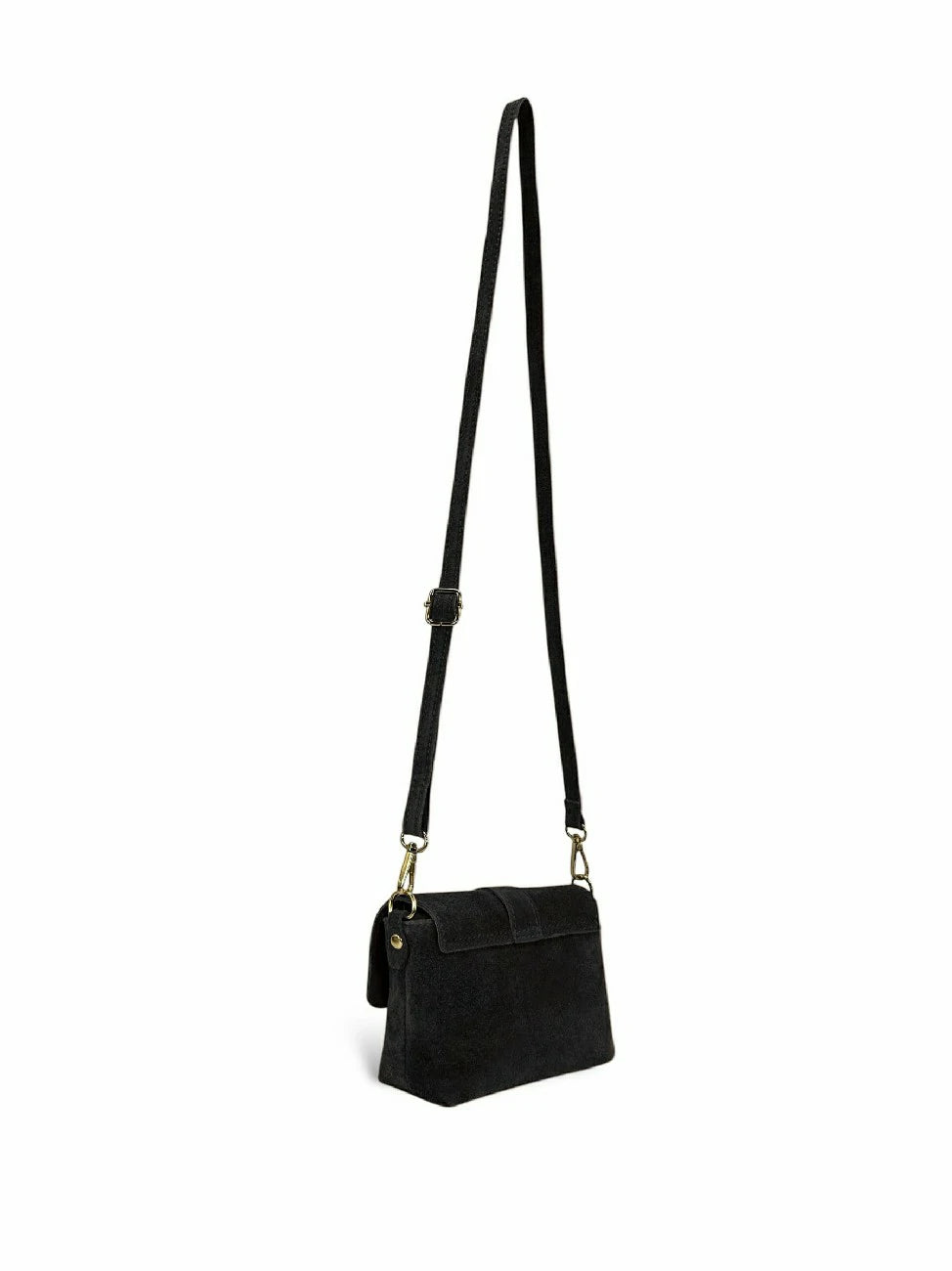 Micro borsa in pelle scamosciata BERLINGOT SUEDE Nero